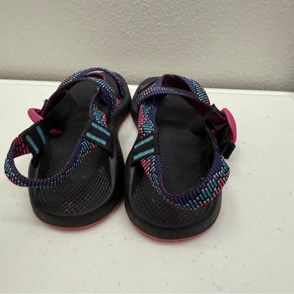 Chaco Shoes Z2 Classic Sandals Womens Size 9 Pink Blue Black Outdoor Casual - Picture 5 of 8